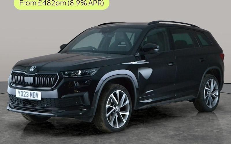 Used Skoda Kodiaq SportLine 150 HP (110 kW) 2023 Black SUV