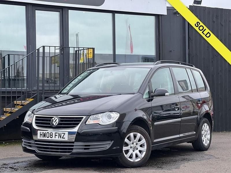 Black Used 2008 VW Touran S MPV | £3,490 - Image 1/4