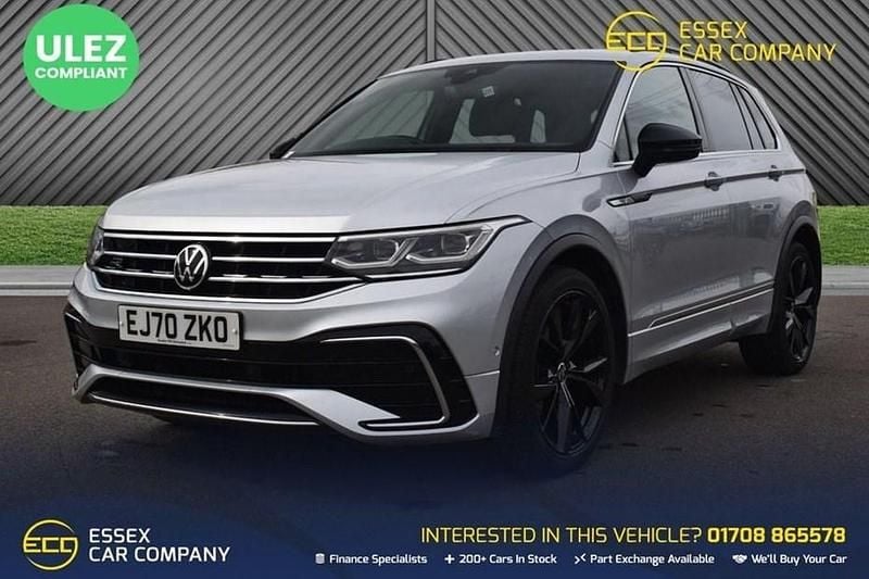 Used VW Tiguan R-line 150 HP (110 kW) 2021 Silver SUV