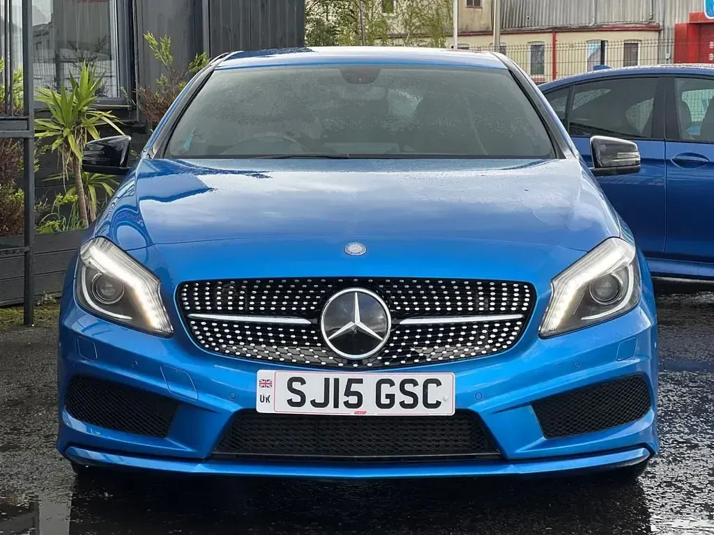 Used Mercedes A180 AMG 2015 Blue Hatchback