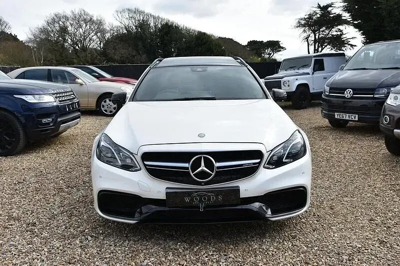 Used Mercedes E63S AMG AMG 2015 White Estate