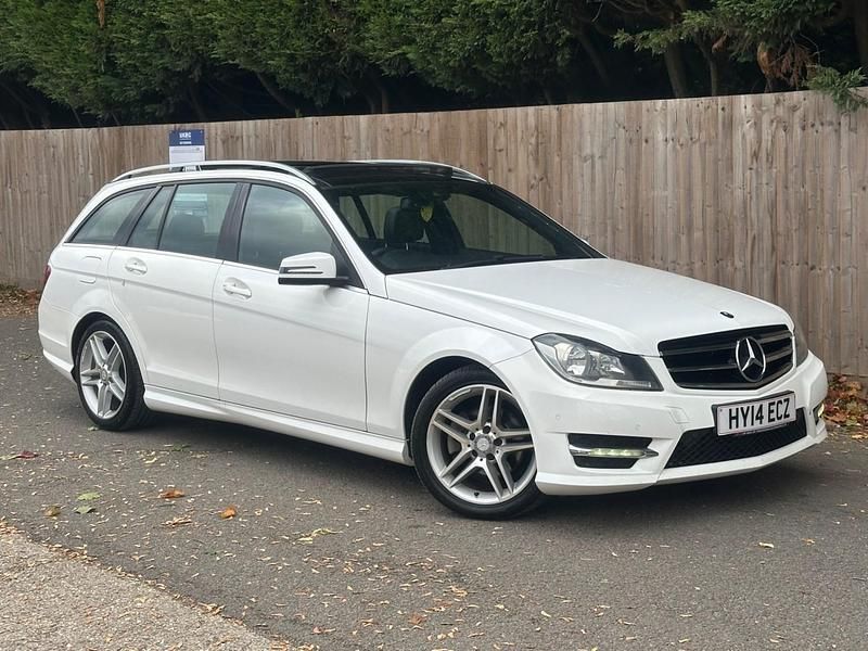 White Used 2014 Mercedes C220 Sport Edition Estate | £4,995 (Super price) - Image 1/4