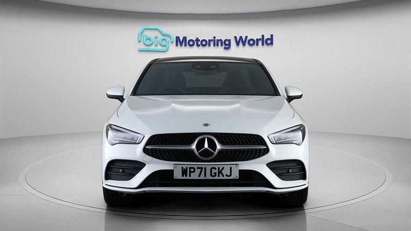 Used Mercedes CLA250e AMG line 2021 White Coupe