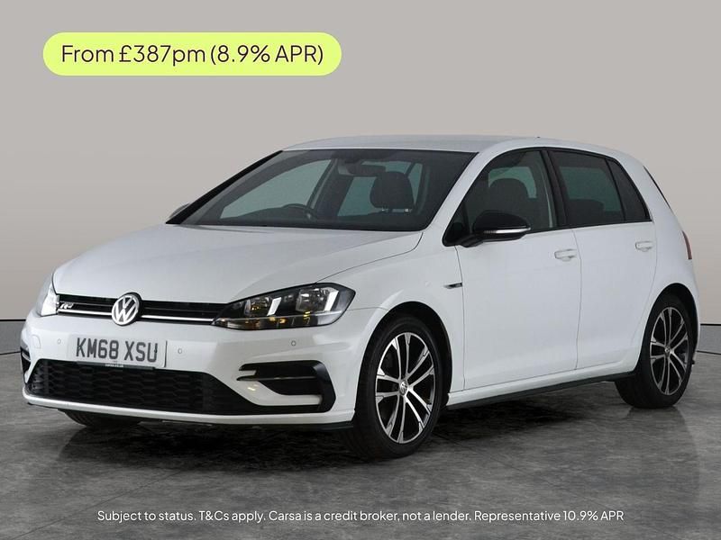 White Used 2018 VW Golf VII R-line Hatchback | £14,424 (A bit pricey) - Image 1/2