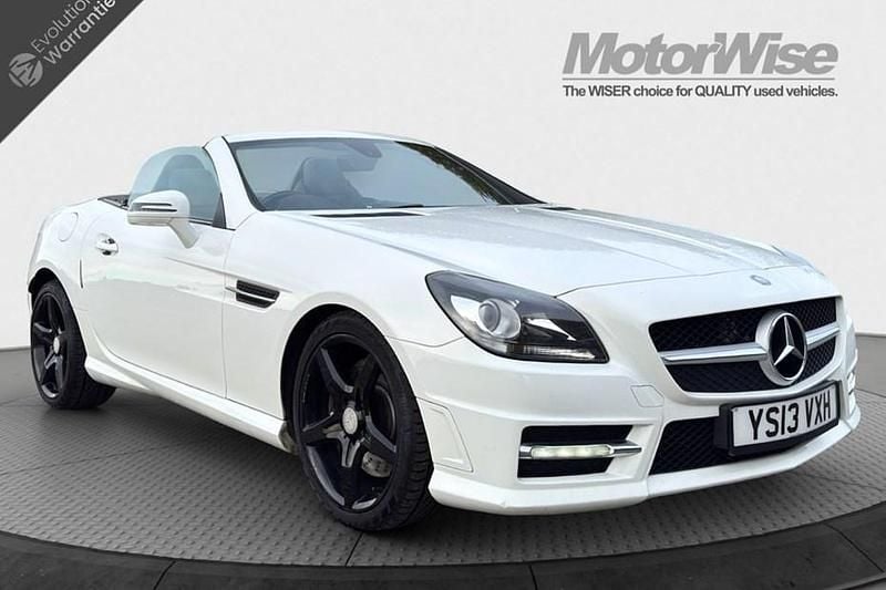 White Used 2013 Mercedes SLK250 AMG Cabriolet | £7,495 (Good price) - Image 1/1
