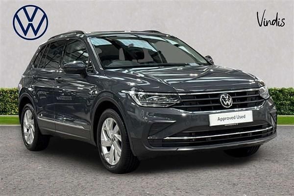 Grey Used 2021 VW Tiguan Life SUV | £21,008 (A bit pricey) - Image 1/2