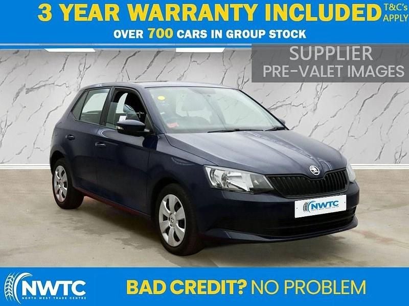 Used Skoda Fabia 60 HP (44 kW) 2017 Blue Hatchback
