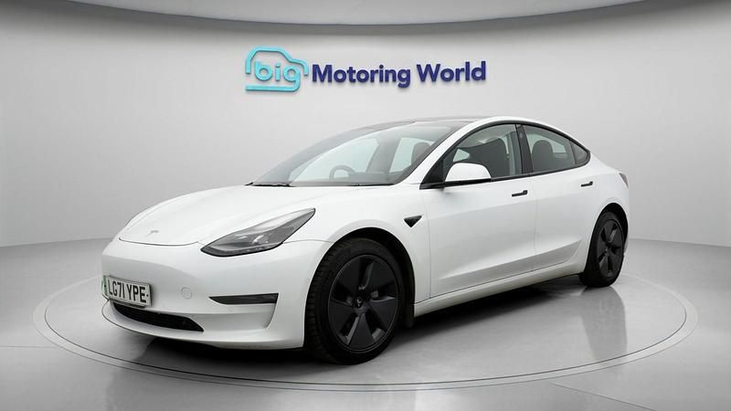Used Tesla Model 3 Long Range AWD 366 kW (498 HP) 2021 White Sedan
