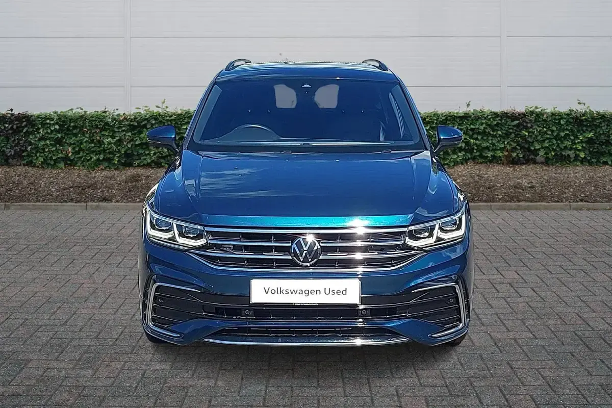 Used VW Tiguan R-line 150 HP (110 kW) 2021 Blue SUV
