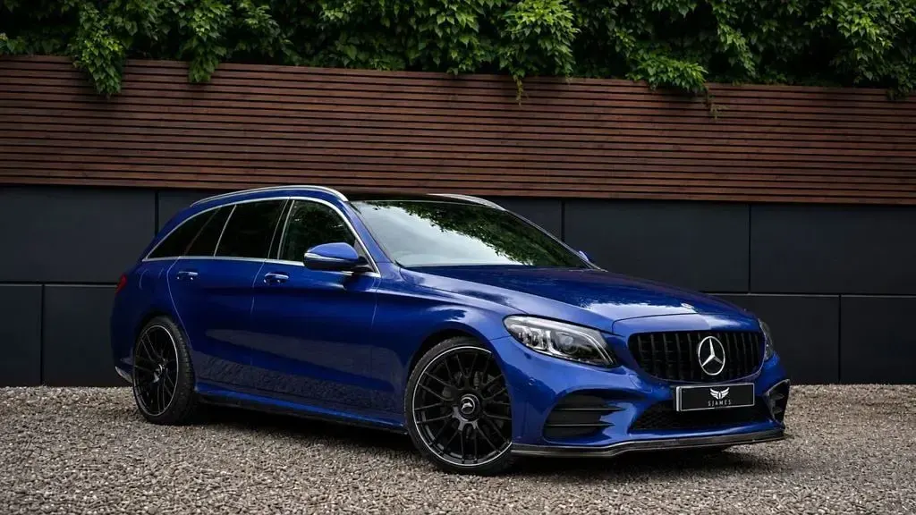 Used Mercedes C220 AMG Line Premium Plus 2019 Blue Estate