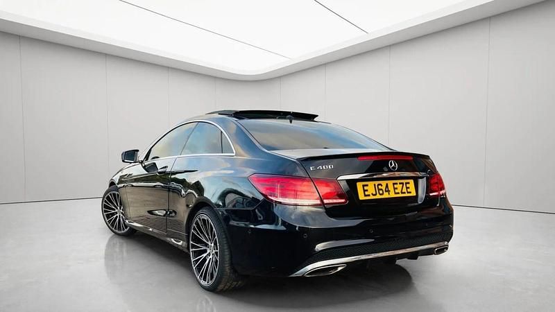 Used Mercedes E400 AMG line 2014 Black Coupe
