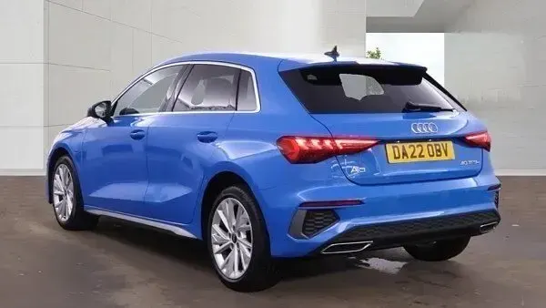 Used Audi A3 e-tron S-Line 204 HP (150 kW) 2022 Blue Hatchback