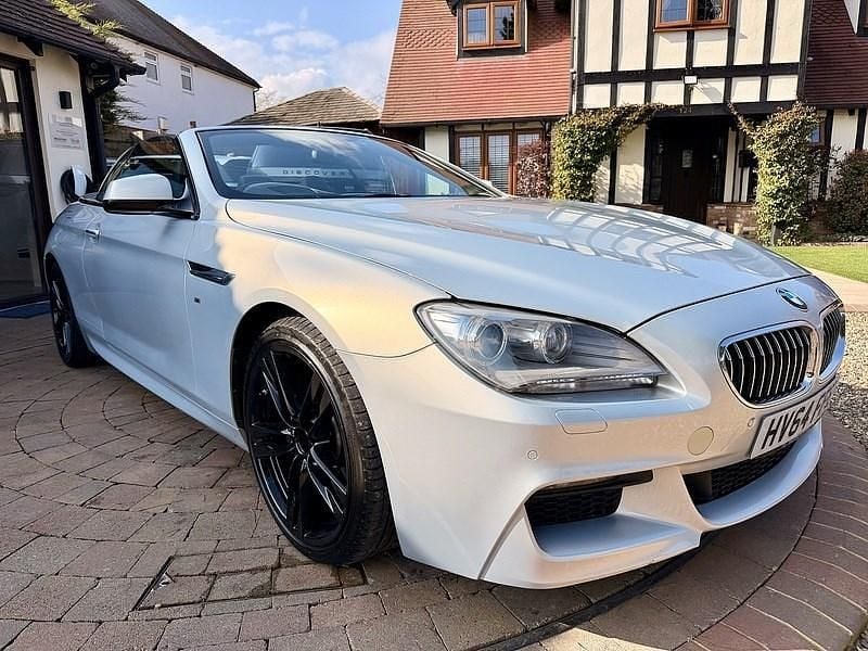 Used BMW 640 Cabriolet M Sport 313 HP (230 kW) 2014 Yellow/silver Cabriolet