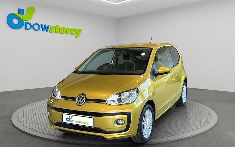 Begagnad VW up! high up! 75 HK (55 kW) 2017 Gul Halvkombi