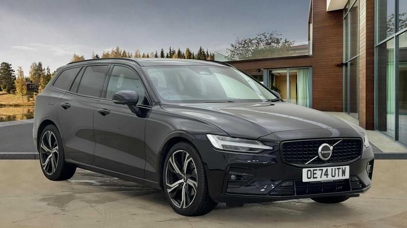 Black Used 2024 Volvo V60 Ultra Estate | £35,995 (Expensive) - Image 1/4