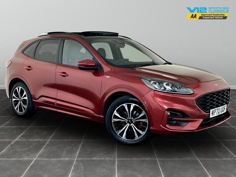 Red Used 2020 Ford Kuga ST-Line X SUV | £16,795 (Fair price) - Image 1/2