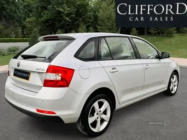 Used Skoda Rapid SE 90 HP (66 kW) 2017 Silver Hatchback