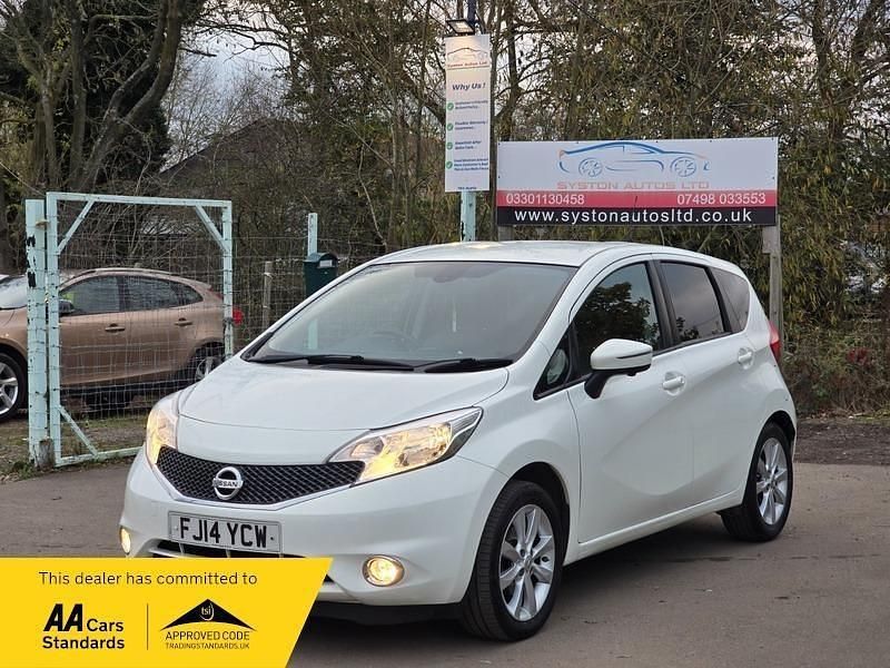 Used Nissan Note S 98 HP (72 kW) 2014 White MPV
