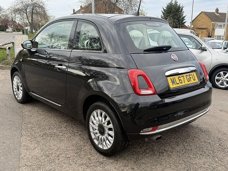 Used Fiat 500 Lounge 69 HP (50 kW) 2017 Black Hatchback