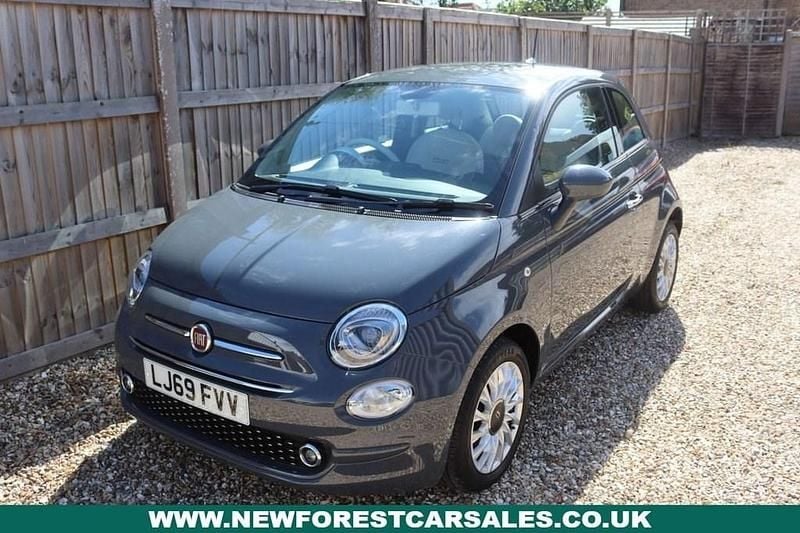 Grey Used 2019 Fiat 500 Lounge Hatchback | £9,297 (A bit pricey) - Image 1/4