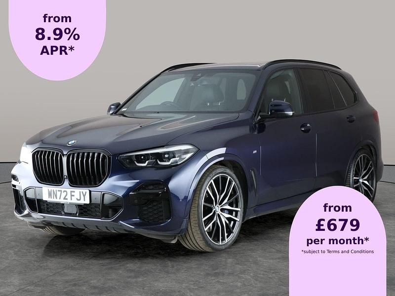 Blue Used 2022 BMW X5 M Sport SUV | £43,876 (Super price) - Image 1/3