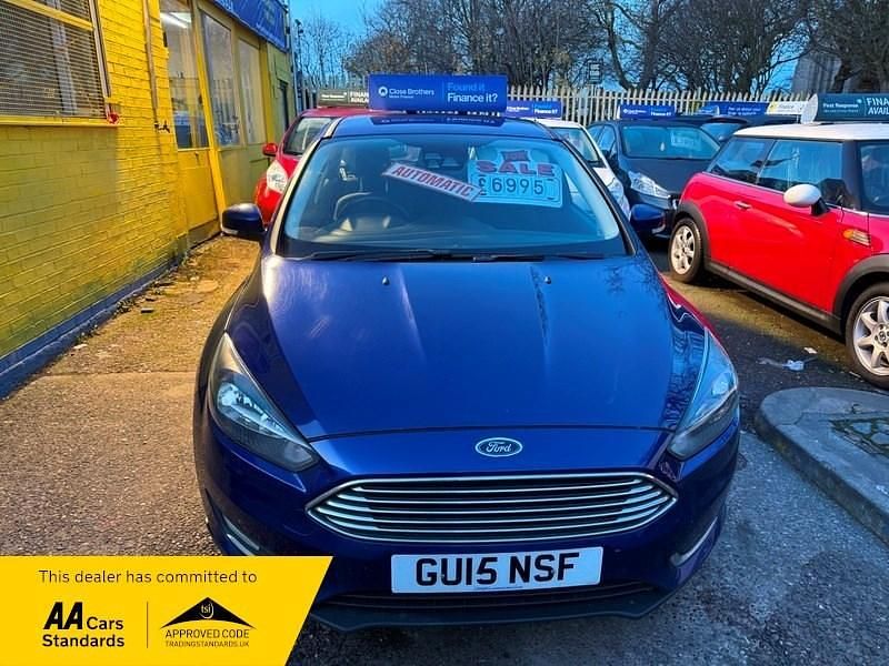 Blue Used 2015 Ford Focus Titanium | £6,995 (Expensive) - Image 1/4