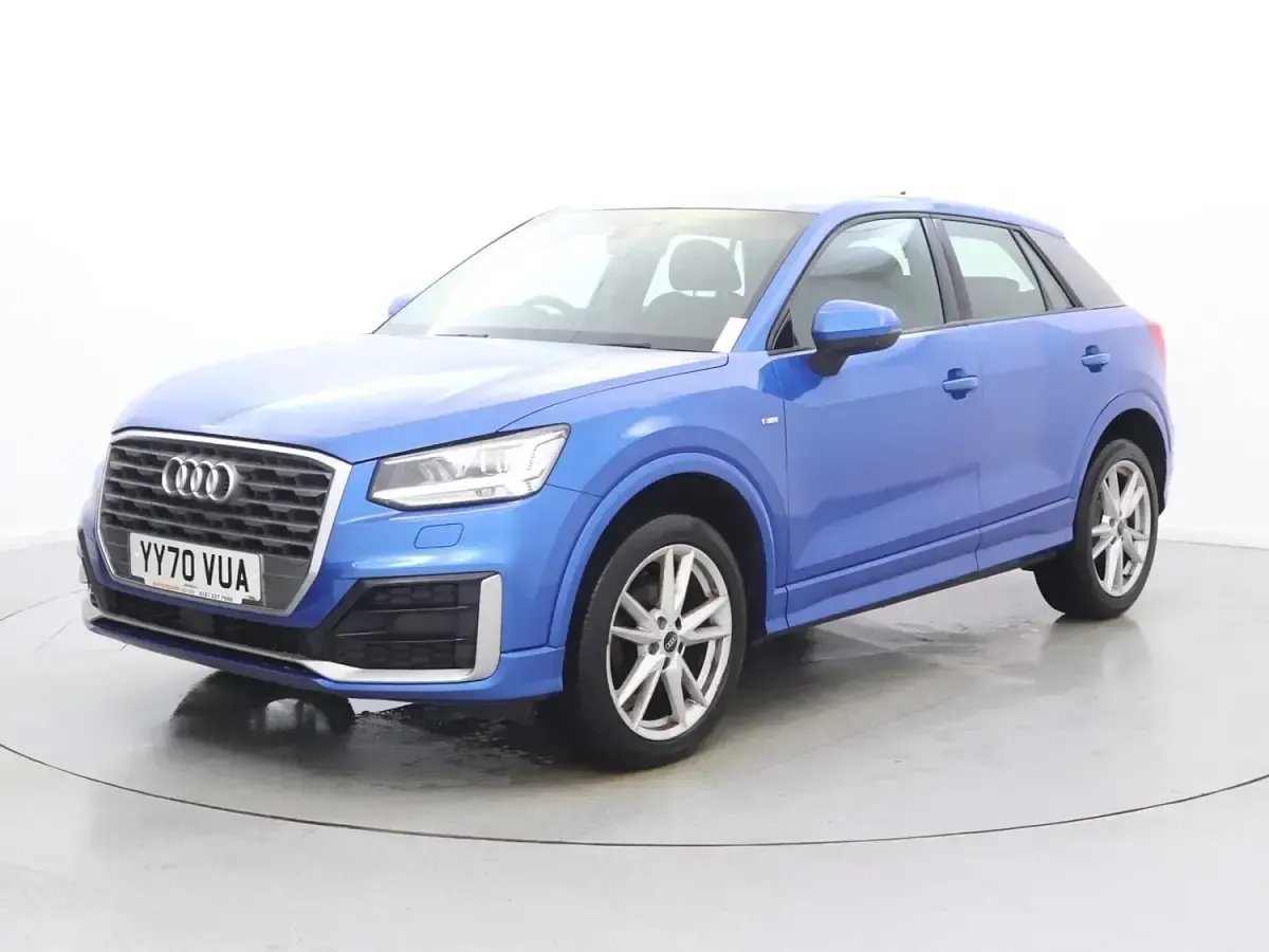 Used Audi Q2 S-Line 150 HP (110 kW) 2020 Blue SUV