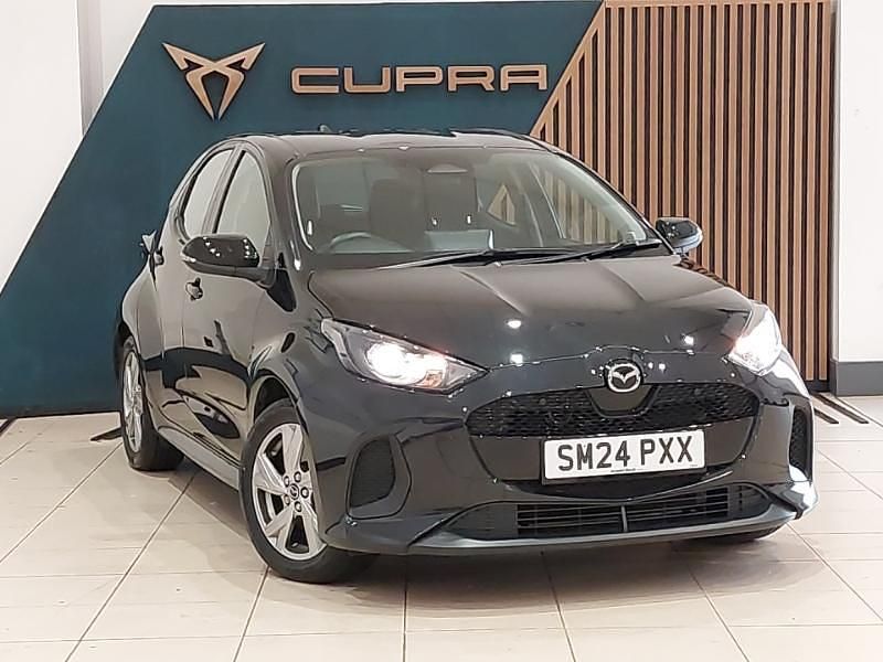 Black Used 2024 Mazda 2 Exclusive-Line Hatchback | £15,998 (Fair price) - Image 1/4