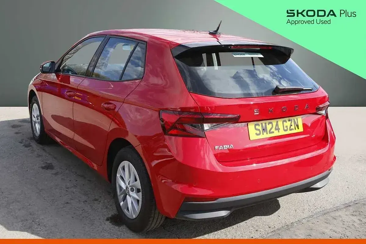 Used Skoda Fabia Comfort 94 HP (69 kW) 2024 Velvet red metallic Hatchback