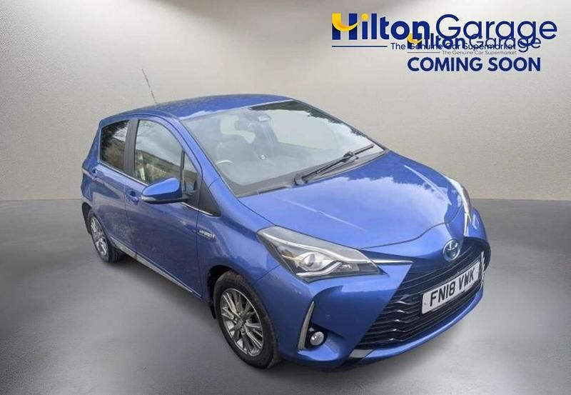 Used Toyota Yaris Hybrid 2018 Blue Hatchback