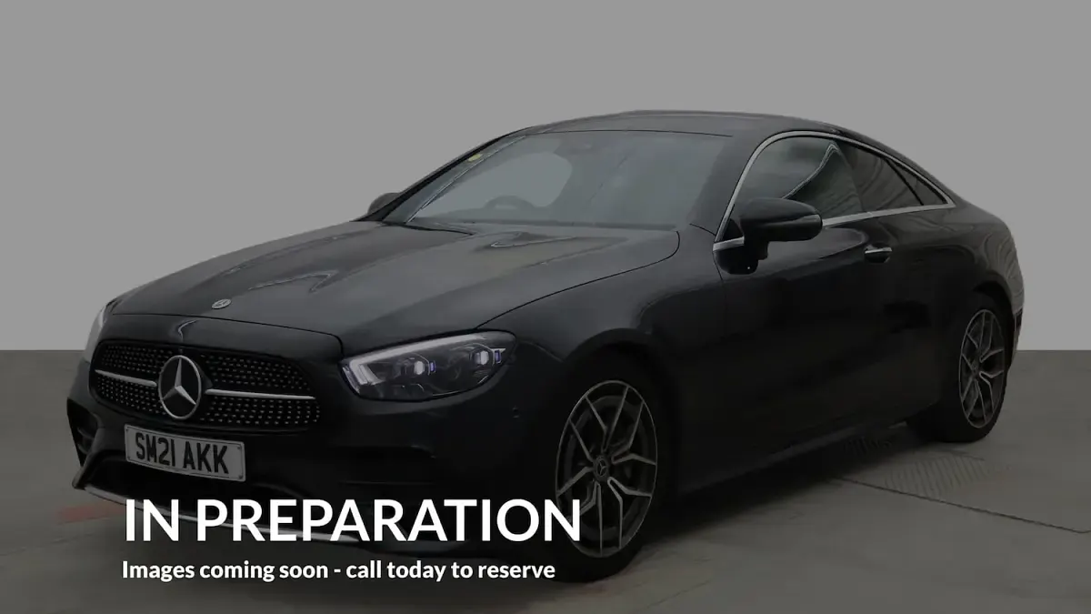 Used Mercedes E300 AMG Line Premium 272 HP (200 kW) 2021 Black Coupe