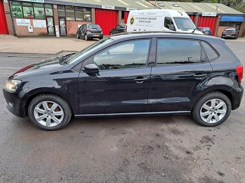 Used VW Polo Match 60 HP (44 kW) 2011 Black Hatchback