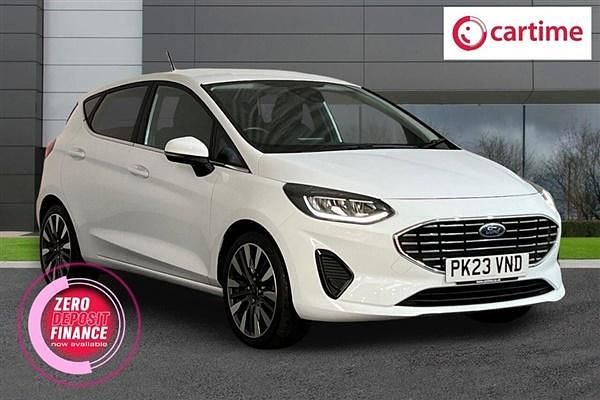 White Used 2023 Ford Fiesta Titanium X Hatchback | £16,380 (A bit pricey) - Image 1/4