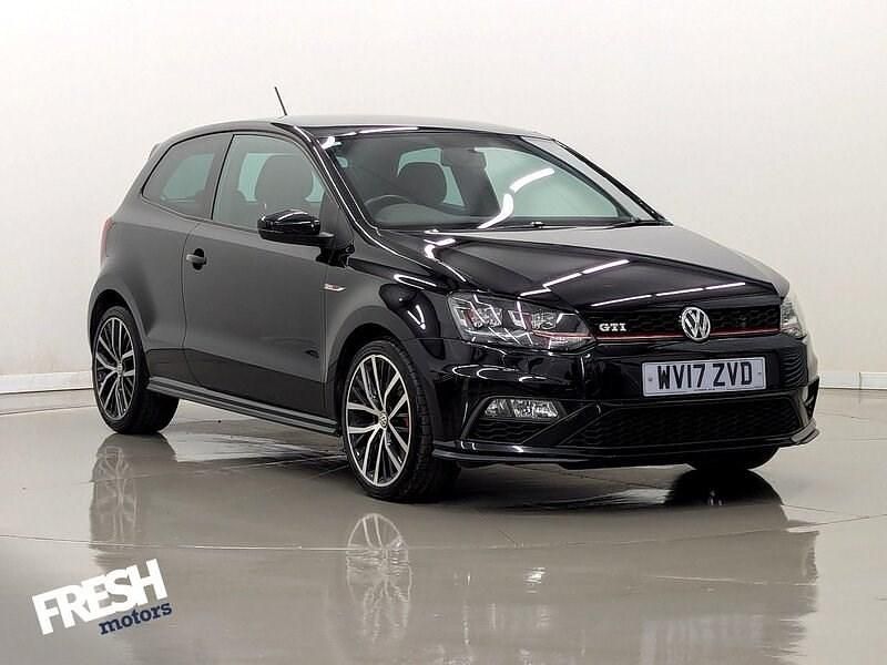 Deep black Used 2017 VW Polo GTI Hatchback | £10,490 (Fair price) - Image 1/4