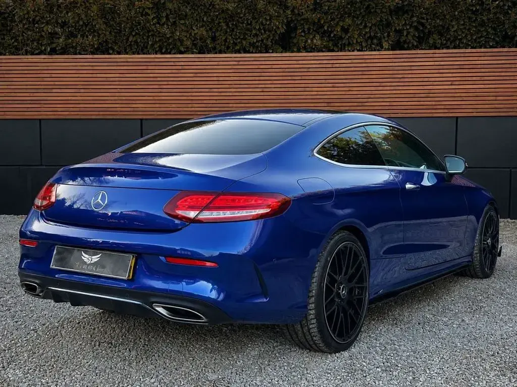 Used Mercedes C200 AMG line 2022 Blue Coupe