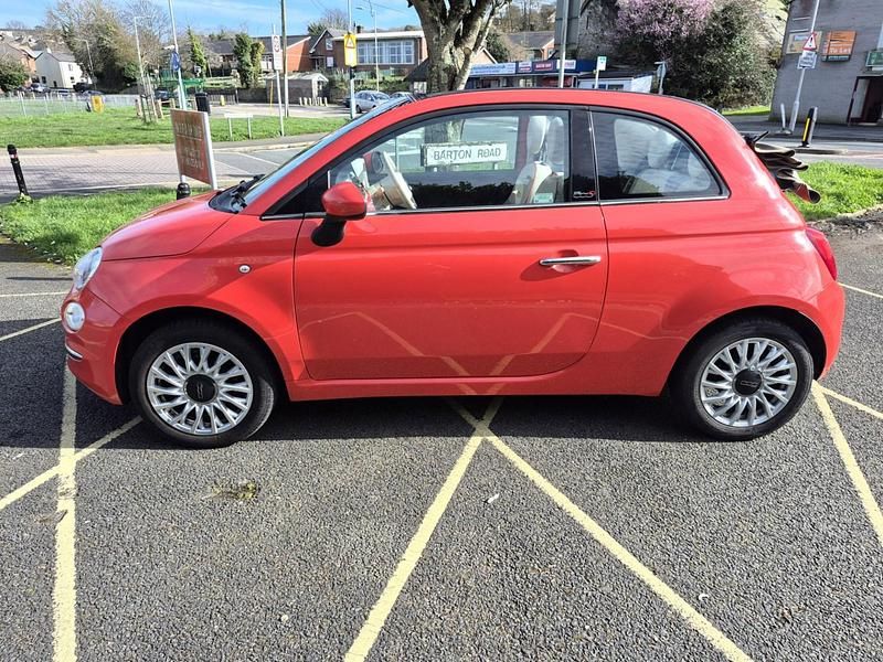 Used Fiat 500 Lounge 2016 Pink Cabriolet