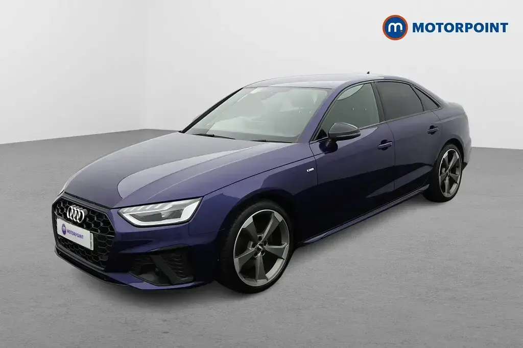 Used Audi A4 Black Edition 2020 Blue Sedan