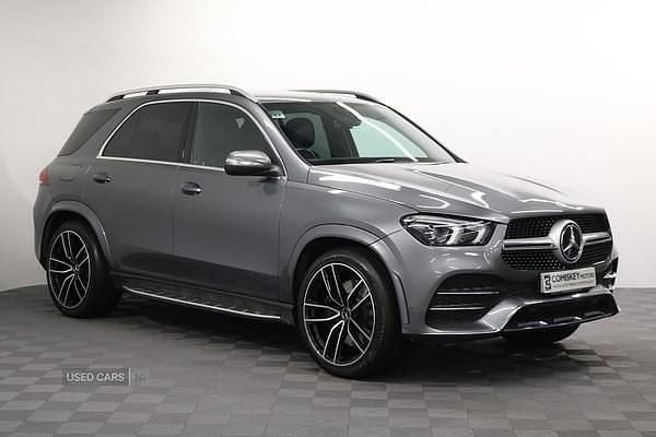 Grey Used 2022 Mercedes GLE350 AMG line Estate | £39,995 (Expensive) - Image 1/4