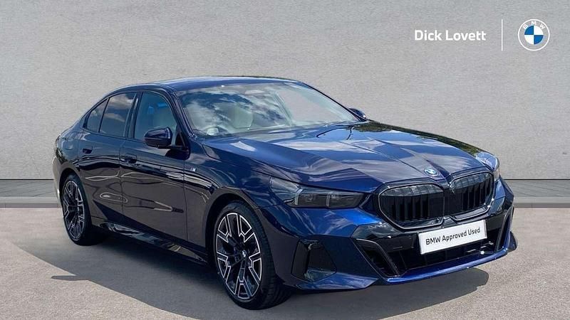 Blue Used 2025 BMW 520 M Sport Sedan | £49,999 (Expensive) - Image 1/4
