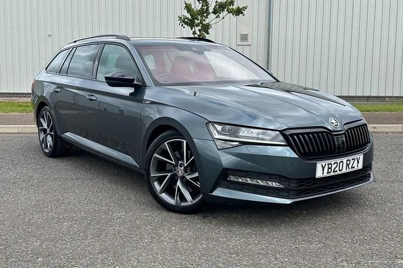 Grey Used 2020 Skoda Superb SportlinePlus Estate | £16,495 (A bit pricey) - Image 1/1