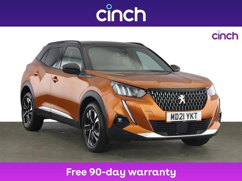 Orange Used 2021 Peugeot 2008 GTi SUV | £12,799 (Fair price) - Image 1/3