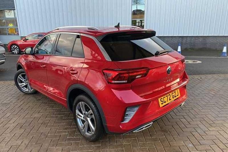 Used VW T-Roc R-line 150 HP (110 kW) 2022 Red SUV