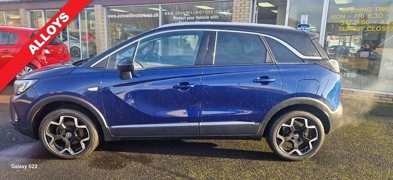 Used Vauxhall Crossland Ultimate 130 HP (95 kW) 2022 Blue SUV
