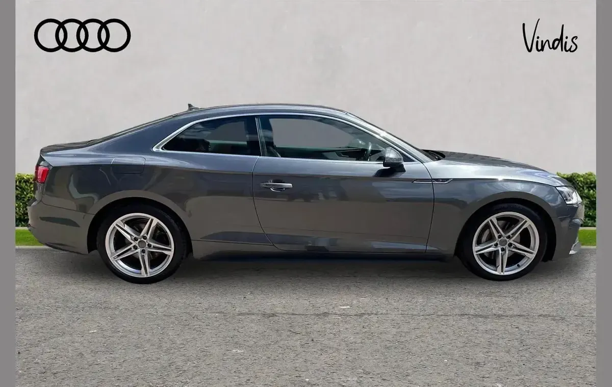 Used Audi A5 S-Line 187 HP (137 kW) 2017 Grey Coupe