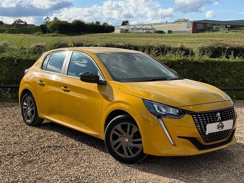Yellow Used 2022 Peugeot 208 Active Premium Hatchback | £12,004 (Fair price) - Image 1/4