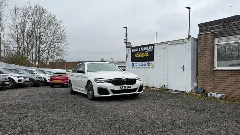 Used BMW 530 M Sport 282 HP (207 kW) 2021 White Estate