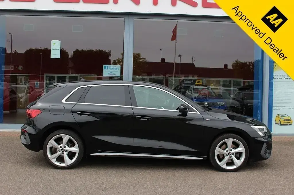 Used Audi A3 Sportback S-Line 2020 Black Hatchback