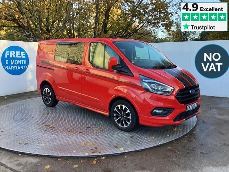 Red Used 2020 Ford Transit Custom Sport Van | £22,495 (Fair price) - Image 1/4