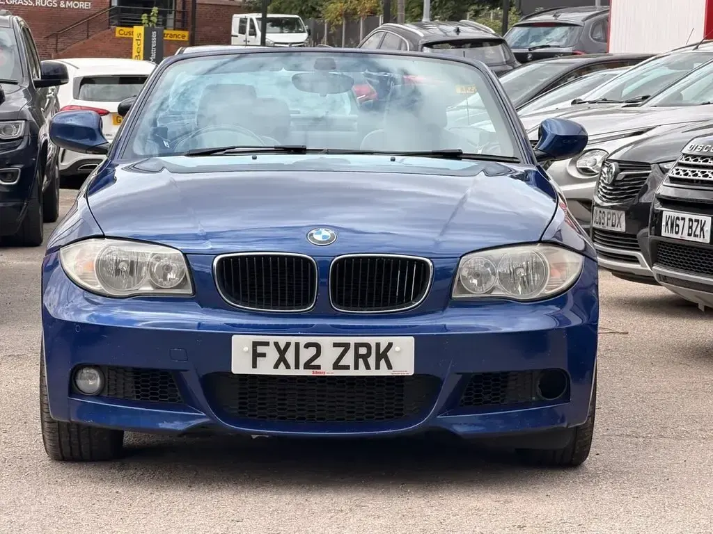 Used BMW 120 Cabriolet M Sport 177 HP (130 kW) 2012 Blue Cabriolet