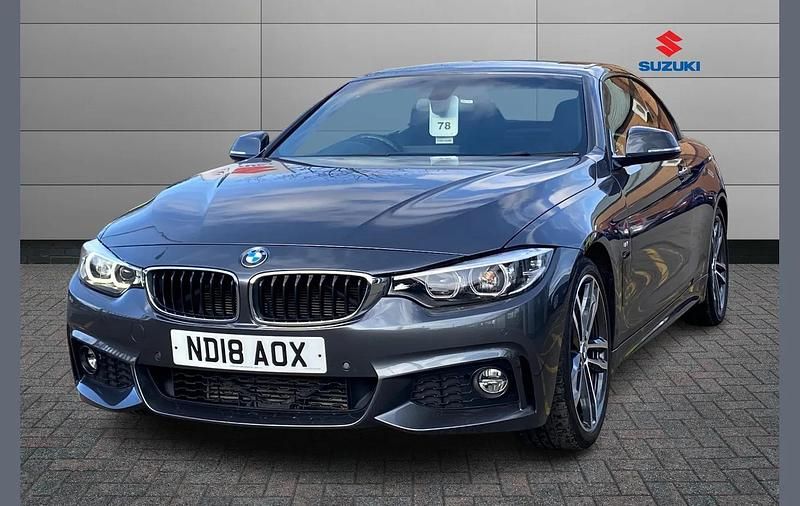 Used BMW 420 M Sport 187 HP (137 kW) 2018 Grey Cabriolet